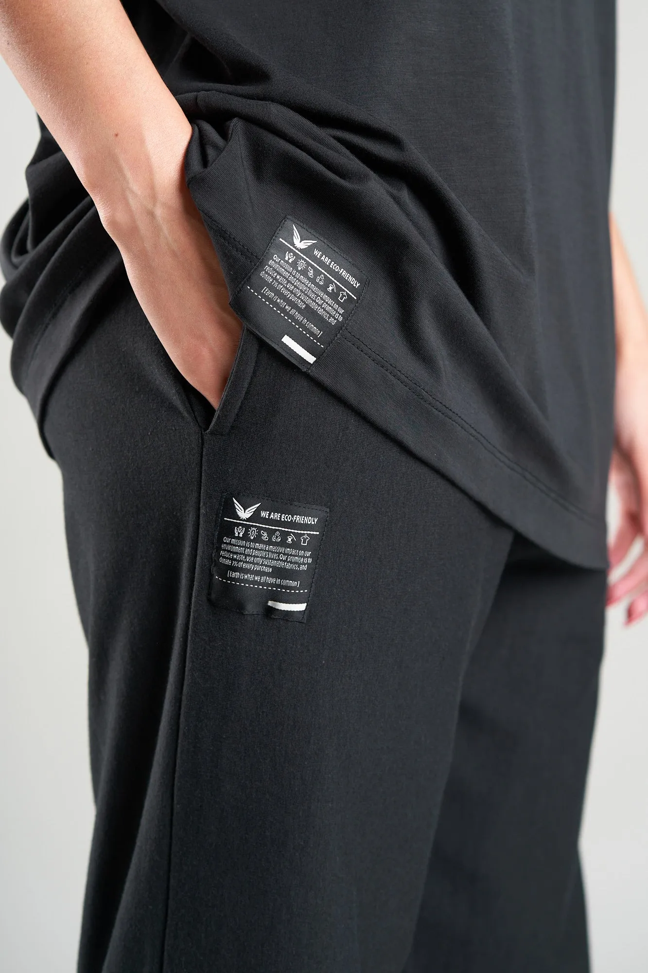 J019MI Organic Cotton & Bamboo Neutral Joggers