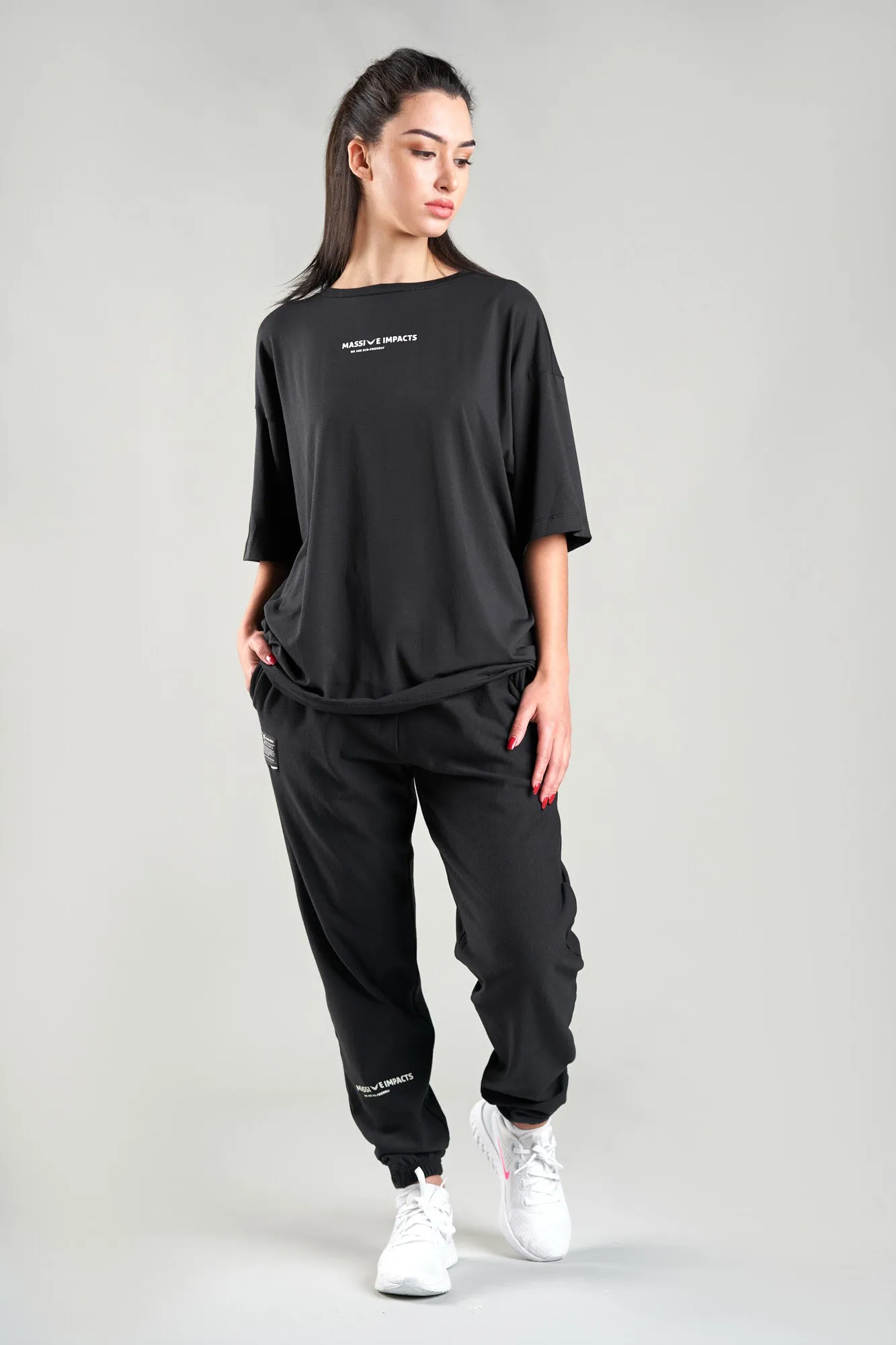 J019MI Organic Cotton & Bamboo Neutral Joggers