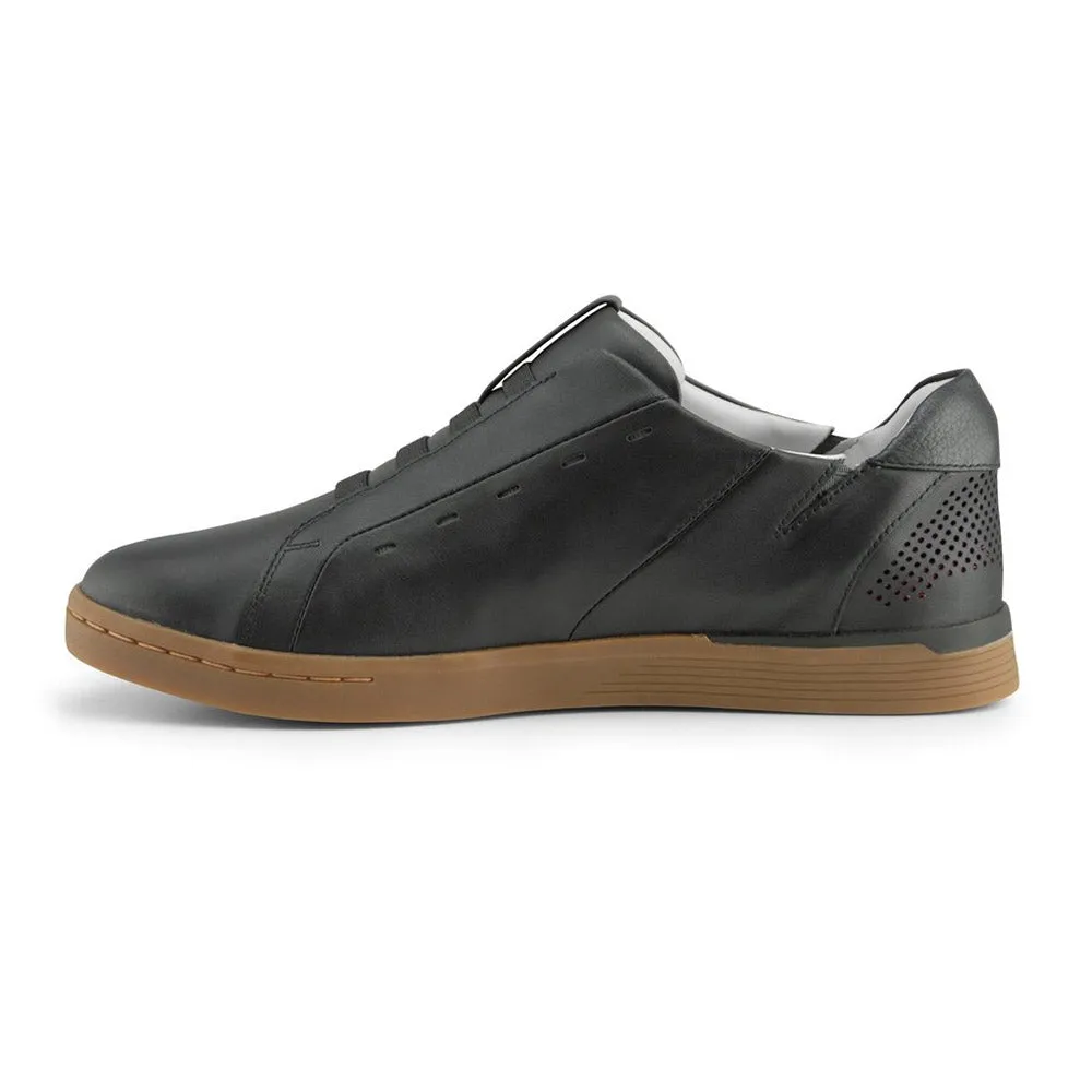 Kizik New York Mens Hands-Free Black Gum Shoes