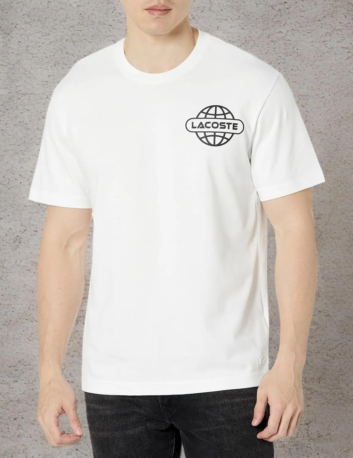 Lacoste Men's Printed Heavy Cotton Jersey T-Shirt