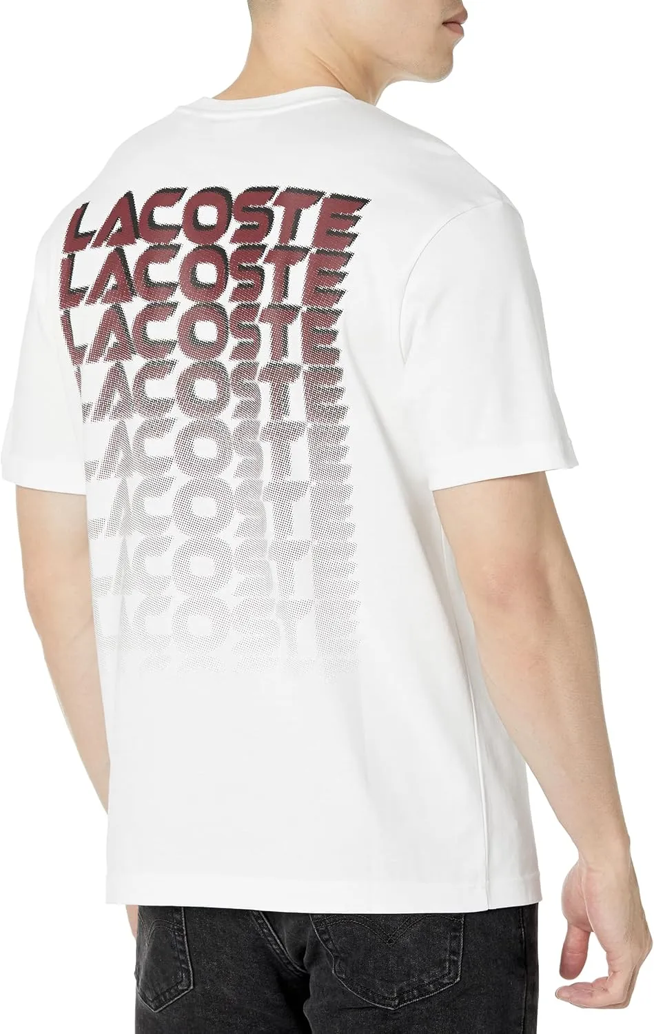 Lacoste Men's Printed Heavy Cotton Jersey T-Shirt