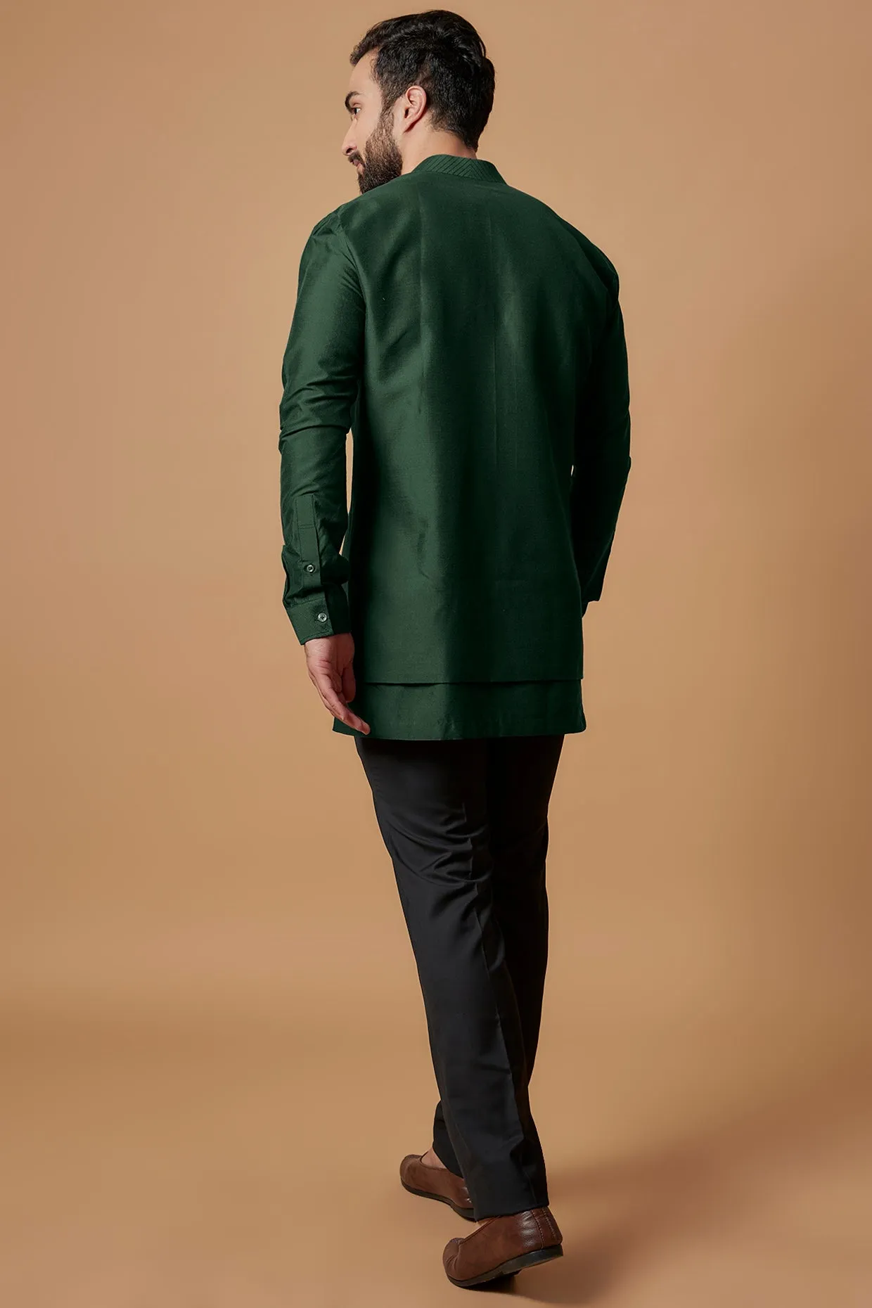 Layered Shirt Kurta - Vedansh