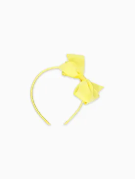 Lemon Big Bow Girl Headband