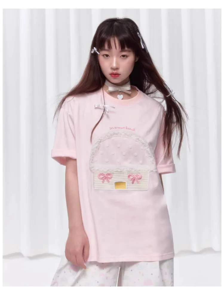 Loose casual T-shirt【s0000008040】