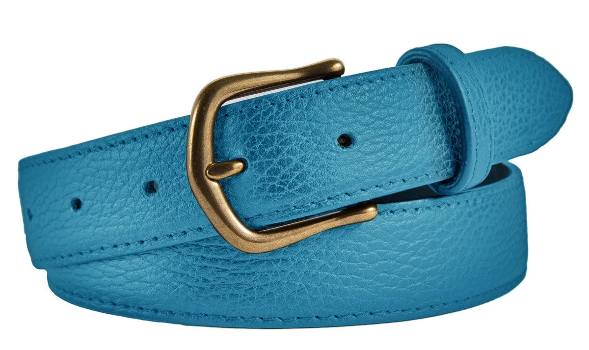 Madison Belt, (1.25") Antiqued Brass Buckle
