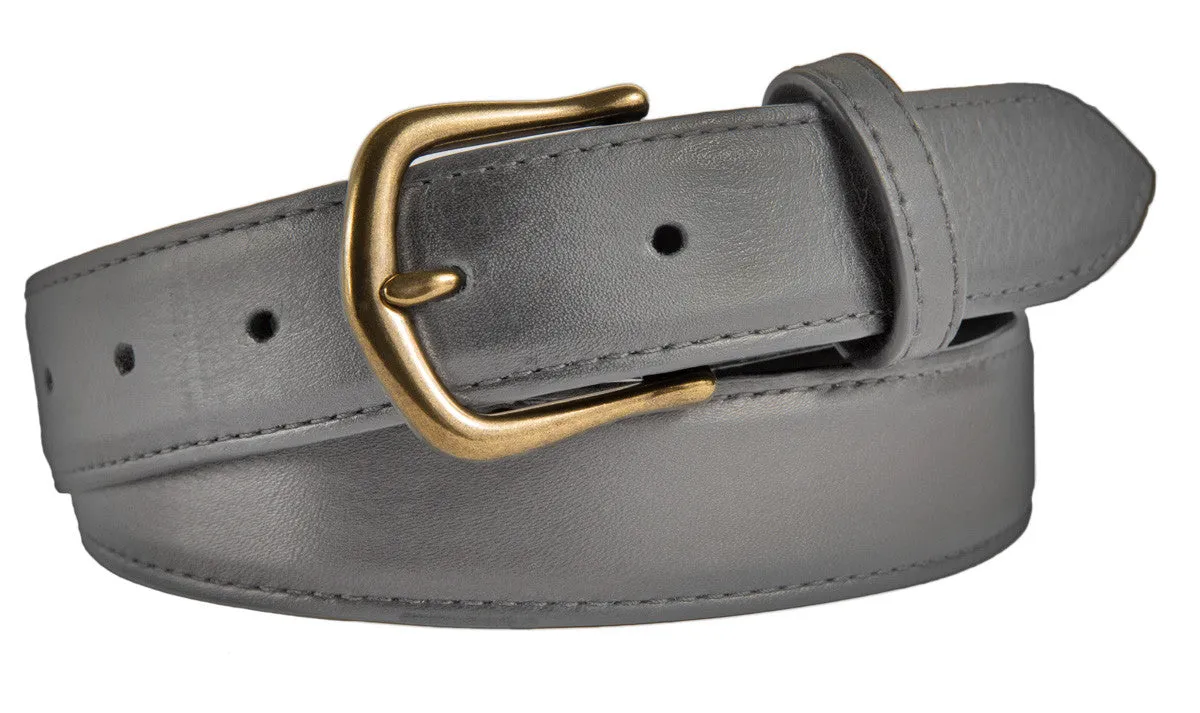 Madison Belt, (1.25") Antiqued Brass Buckle