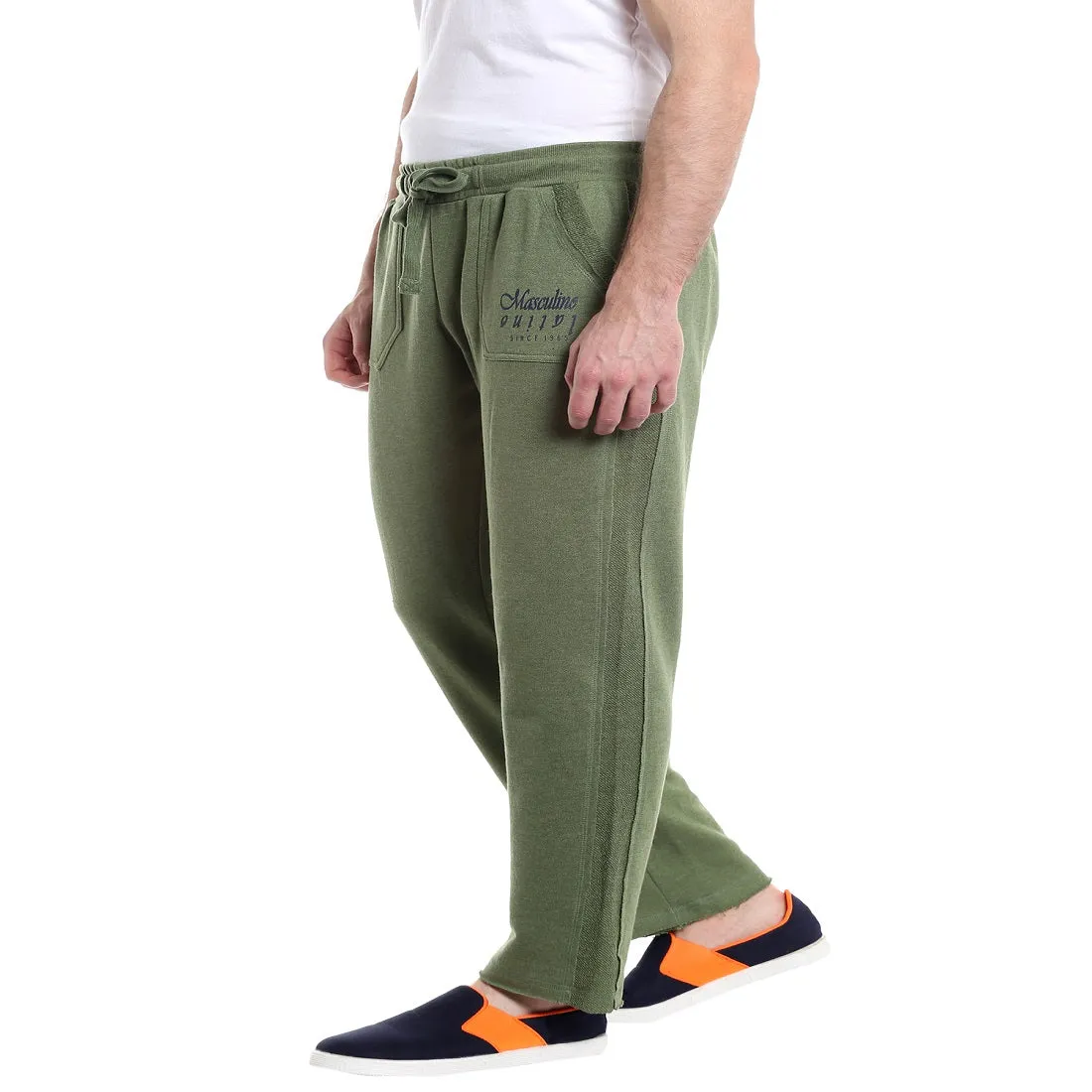 Masculino Latino Men Green Track Pants