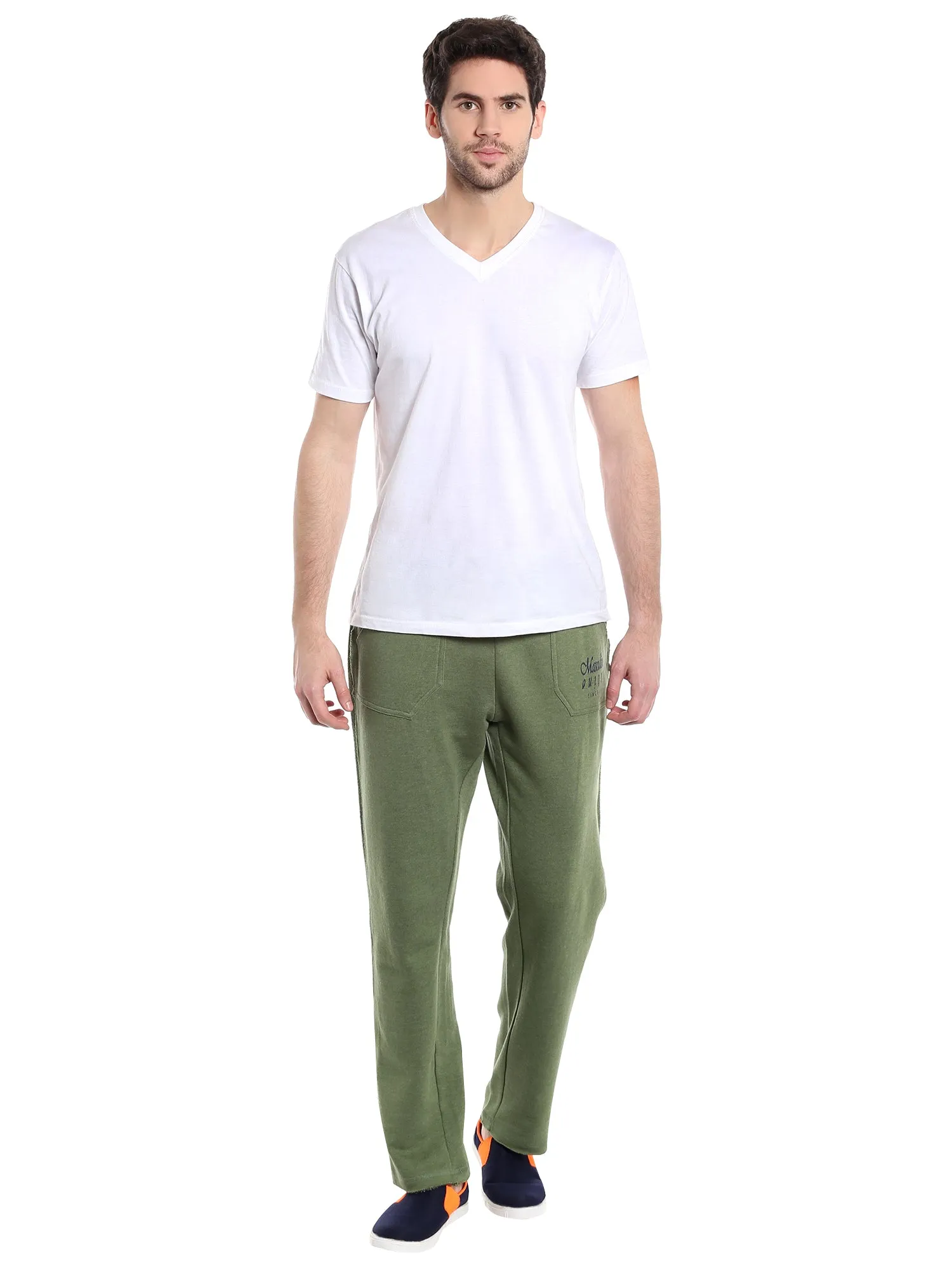 Masculino Latino Men Green Track Pants