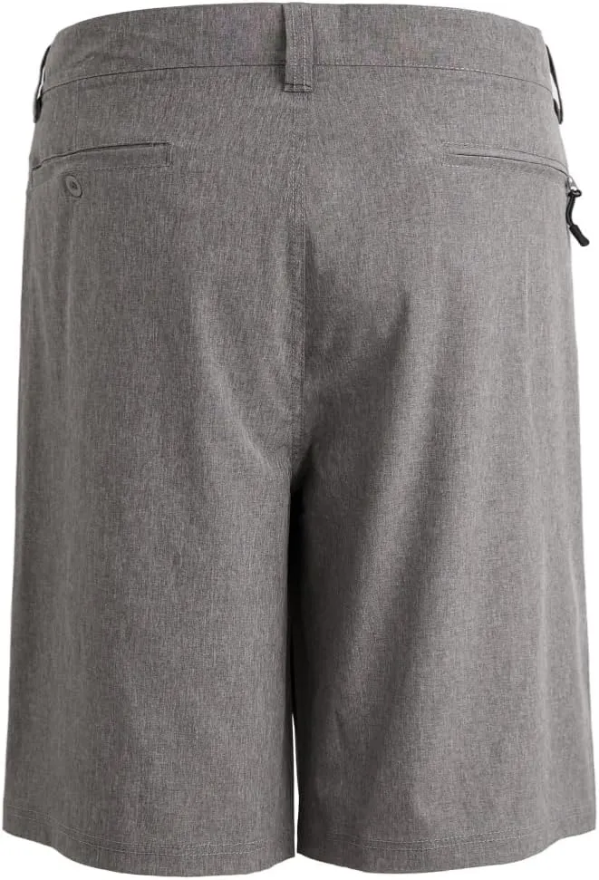 Mens Cargo Shorts Hybrid Amphibian Workout Pants Casual Athletic Golf Workout Lightweight Multi Pockets Twill Short