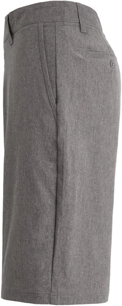Mens Cargo Shorts Hybrid Amphibian Workout Pants Casual Athletic Golf Workout Lightweight Multi Pockets Twill Short
