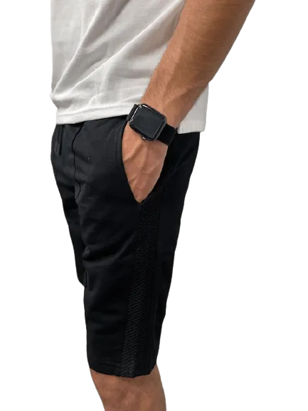 Men's Casual Shorts - Gym or Workout Shorts for Men, 3 Pair Pack of Navy, Black, or Gray