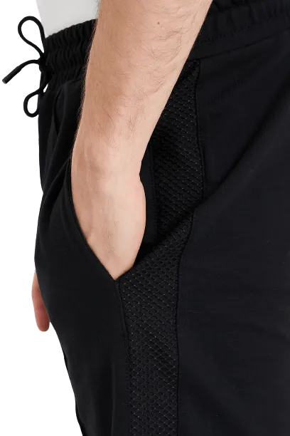 Men's Casual Shorts - Gym or Workout Shorts for Men, 3 Pair Pack of Navy, Black, or Gray