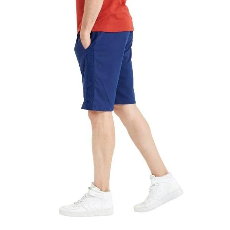 Men's Casual Shorts - Gym or Workout Shorts for Men, 3 Pair Pack of Navy, Black, or Gray