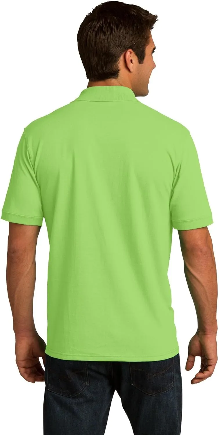 Port & Company Men's Tall 55 Ounce Jersey Knit Polo