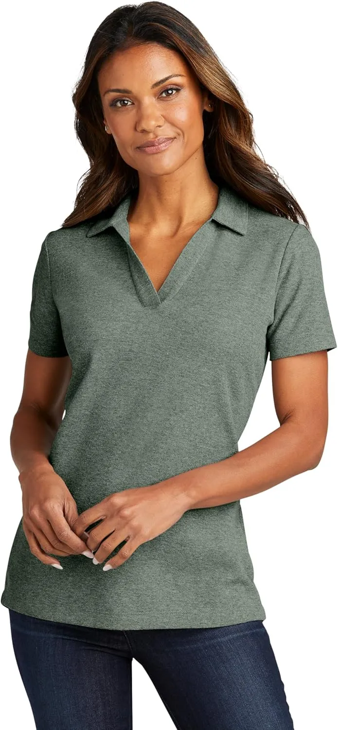 Port Authority Ladies C-Free Cotton Blend Pique Polo