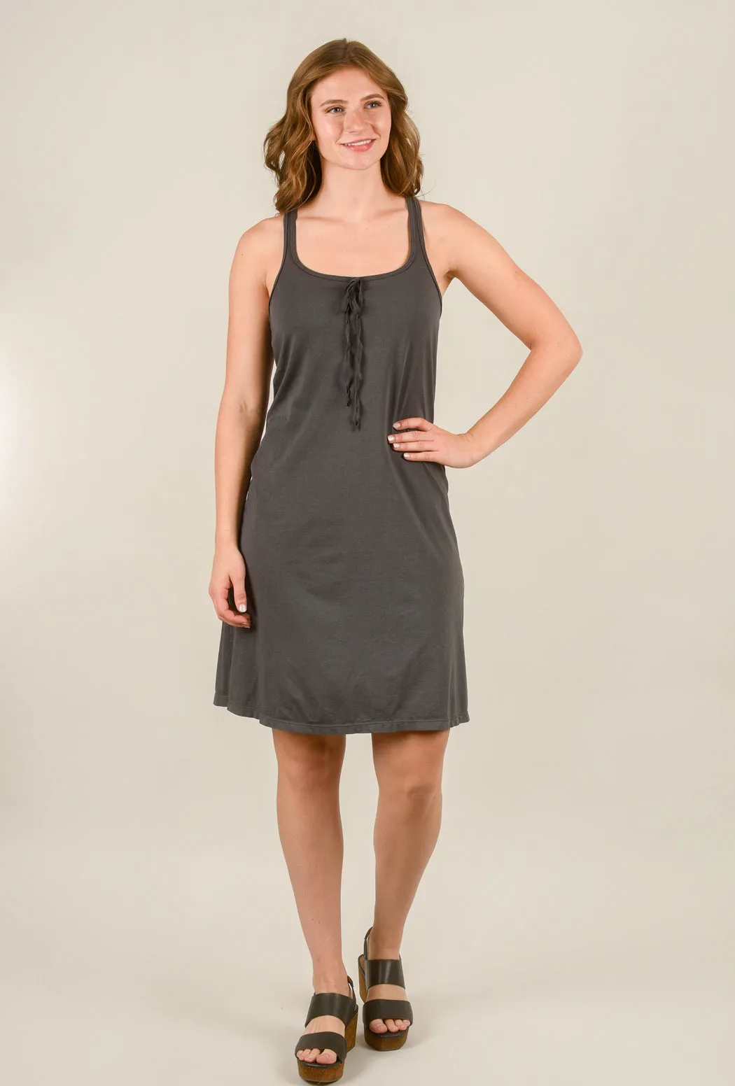 Portrait Dress, Graphite