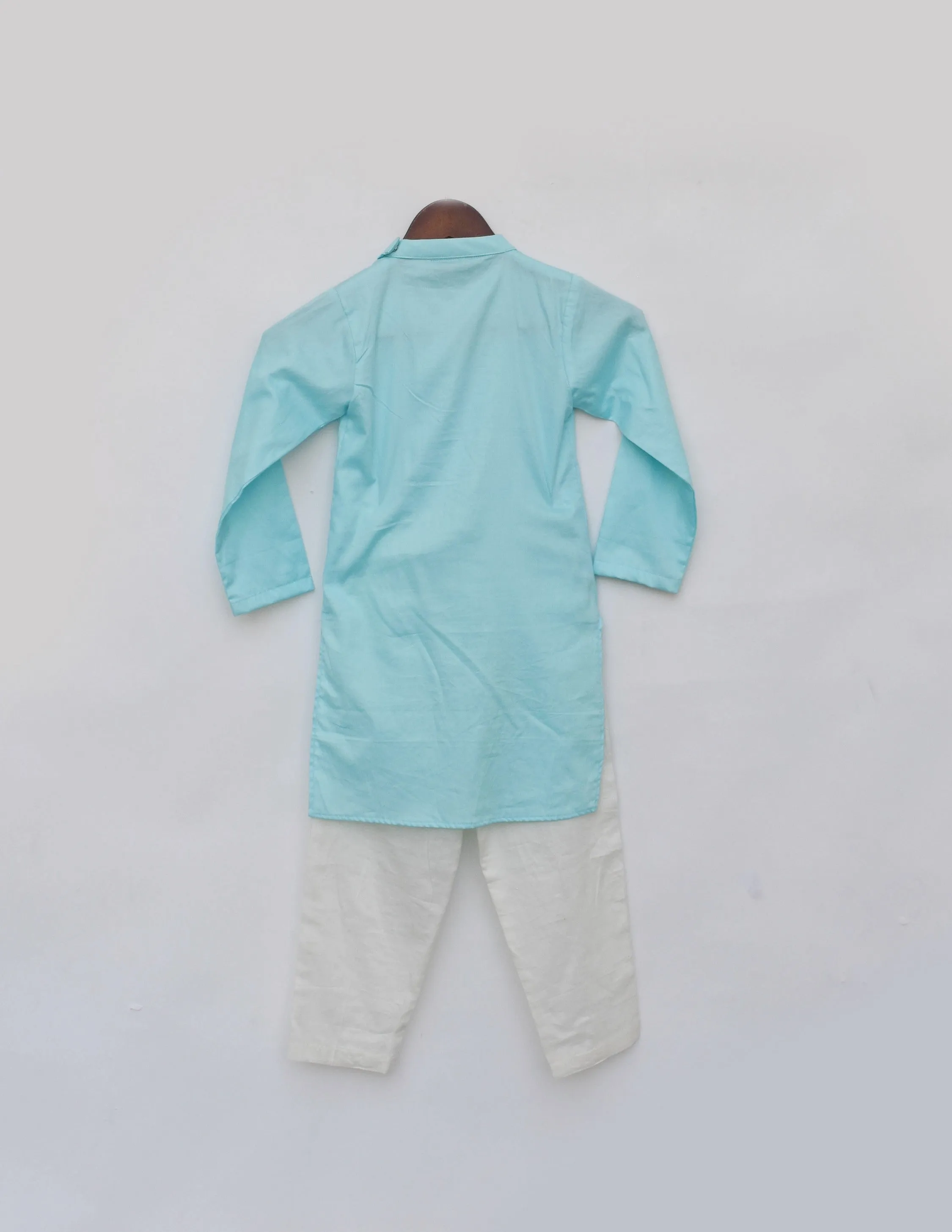 Pre Order: Blue Kurta with Pant