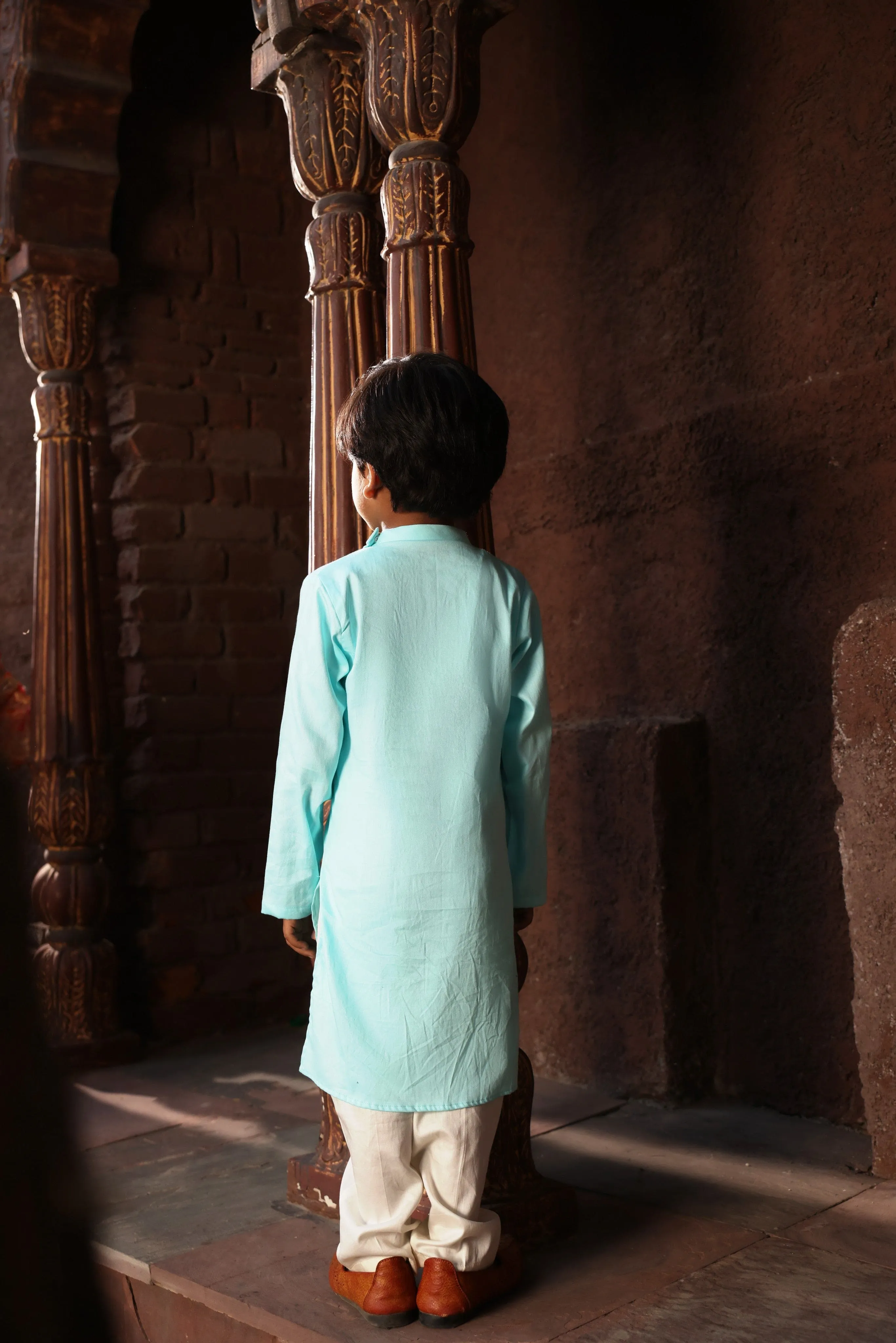 Pre Order: Blue Kurta with Pant