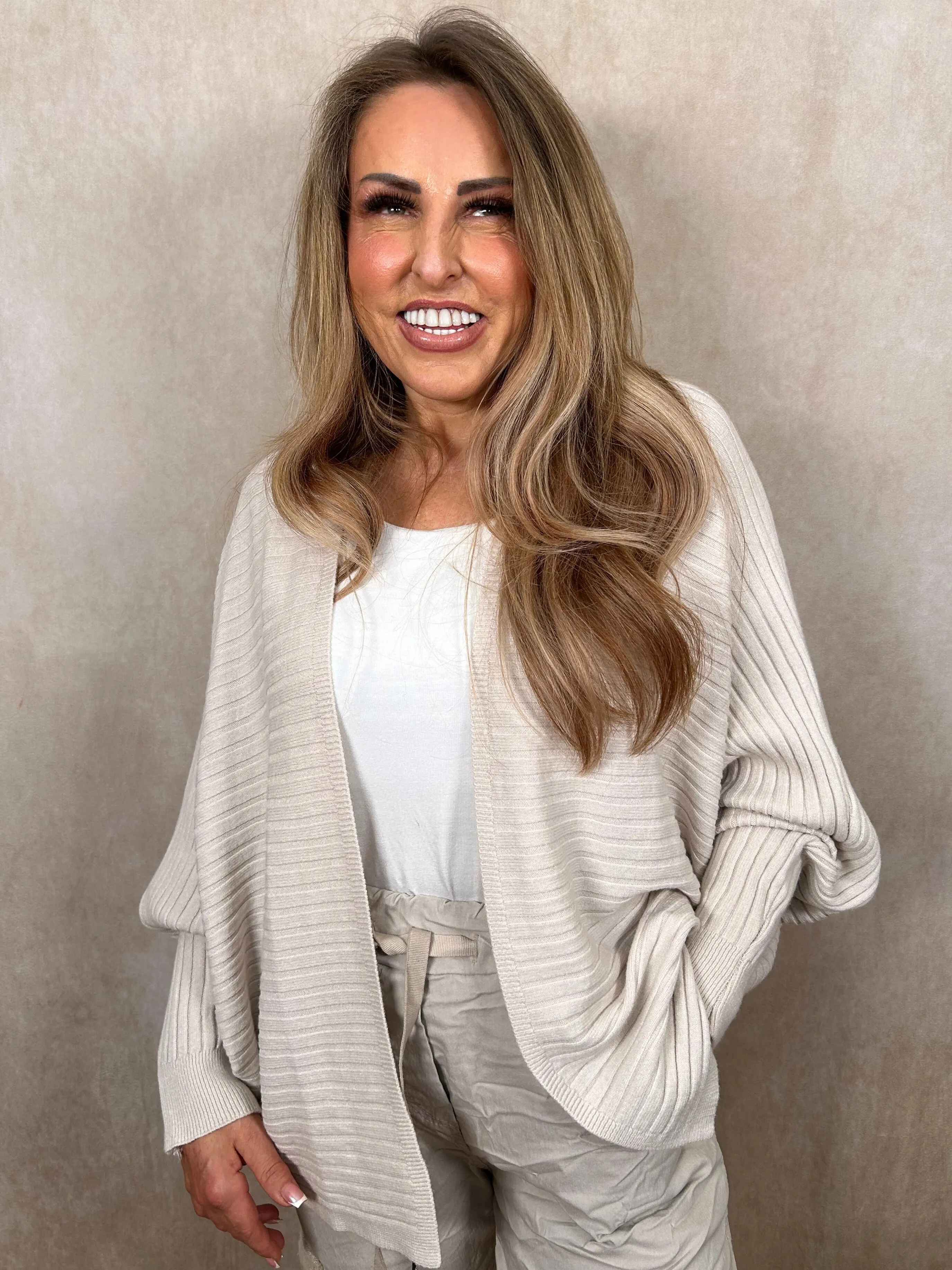 Rio Ribbed Cardigan