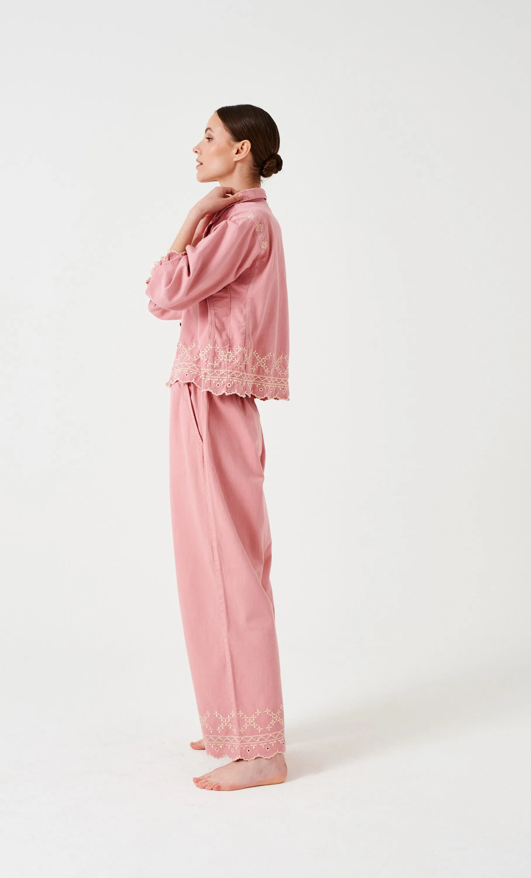 Sophie Pant in Powder Pink