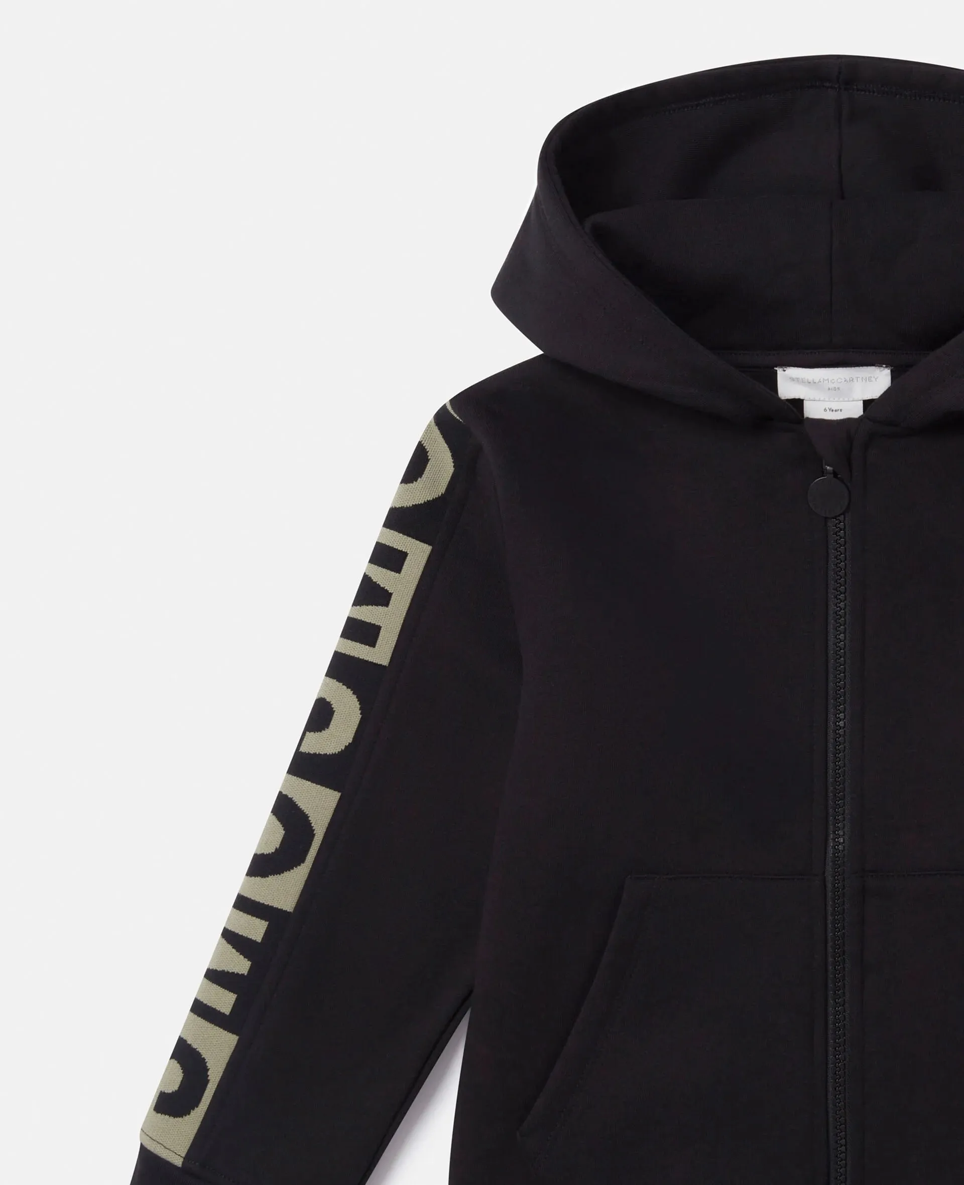 Stella McCartney Boys Black Cotton SMC Logo Tracksuit