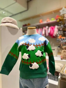 Stella McCartney Kids Green Cotton Sweatshirt