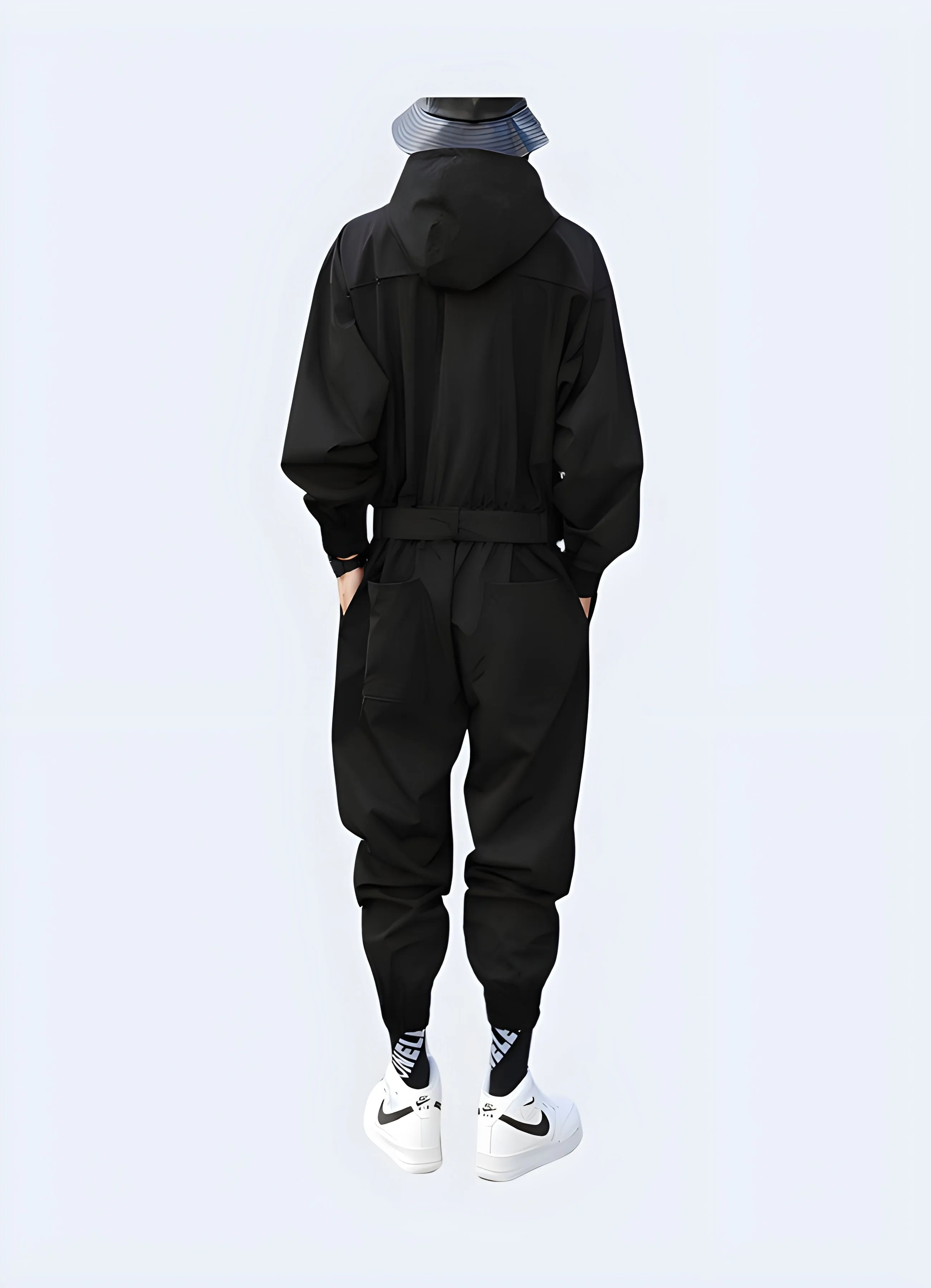 Urban Performance Techwear Jumpsuit for All-Weather Versatility