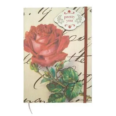 Vintage Note Book Rose