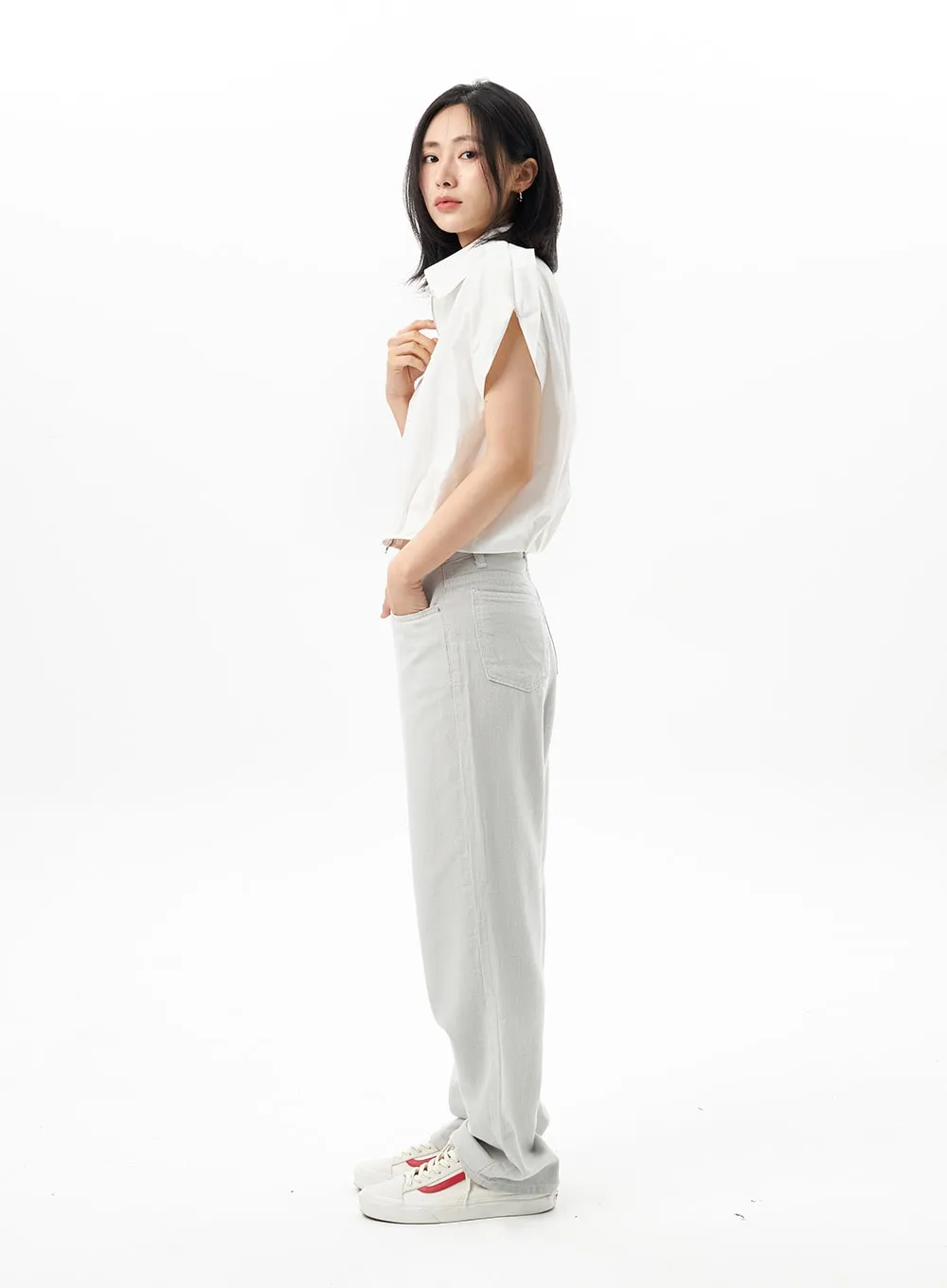 Wide Color Pants OU314