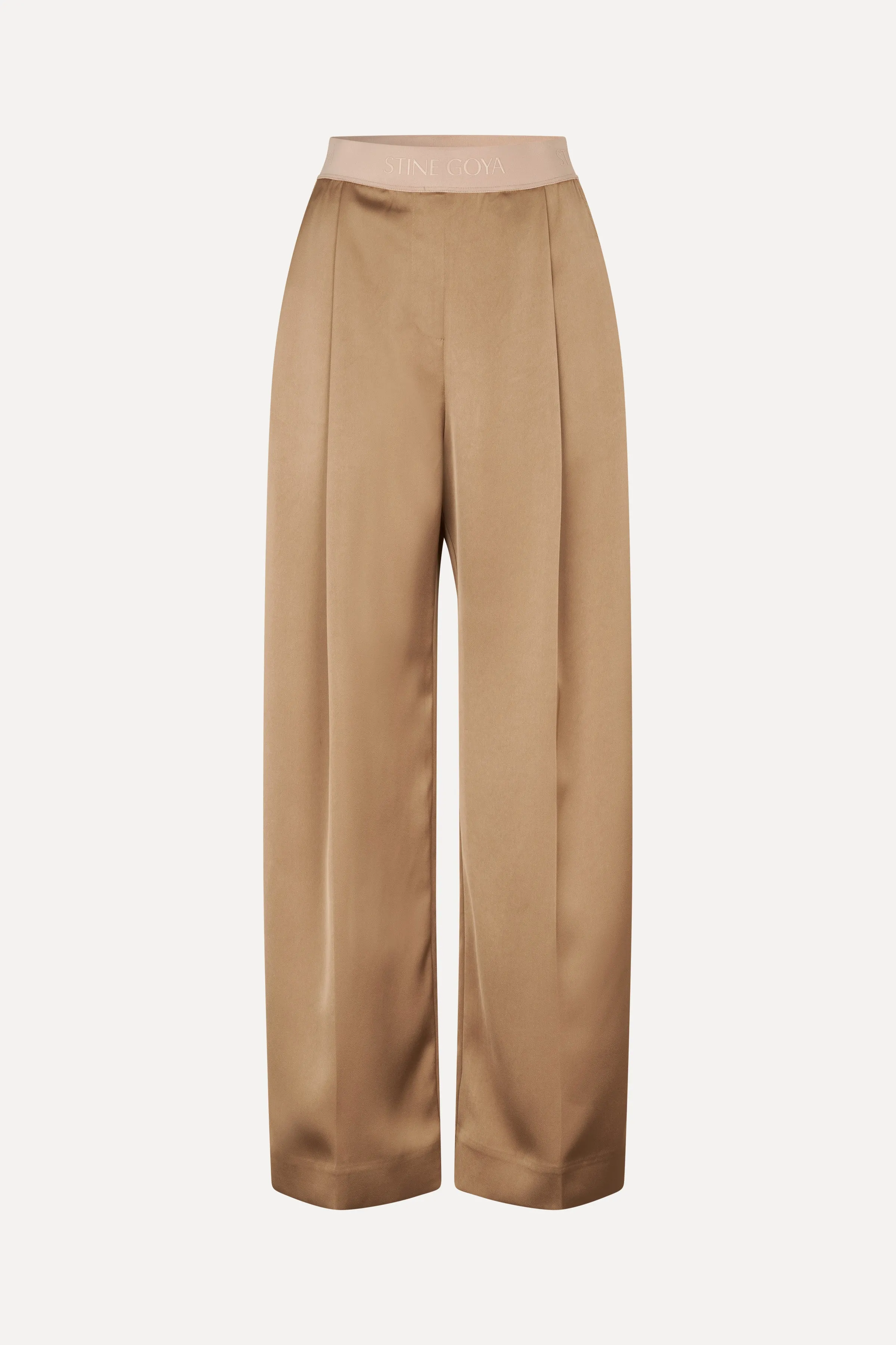 Wide Leg Long Pants - Tiger's Eye
