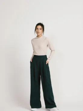 Willow Pant in Lagoon Linen