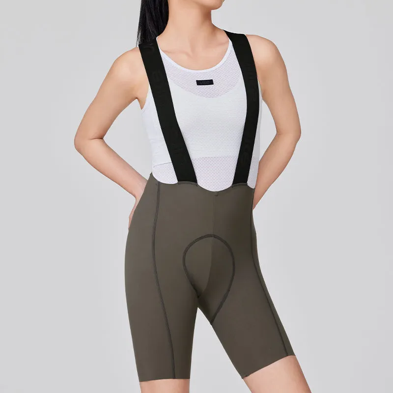Women's Seamless Bib Shorts SI-1 Nimble-Pale Azalea
