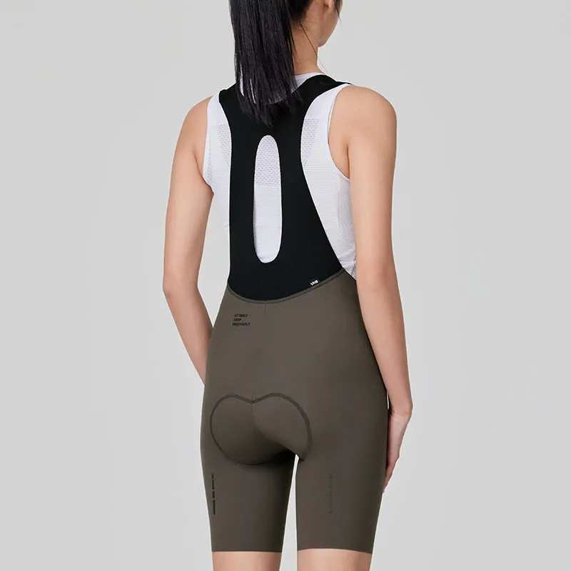 Women's Seamless Bib Shorts SI-1 Nimble-Pale Azalea