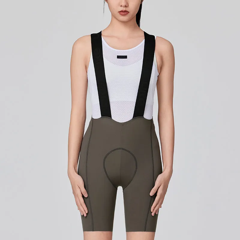 Women's Seamless Bib Shorts SI-1 Nimble-Pale Azalea